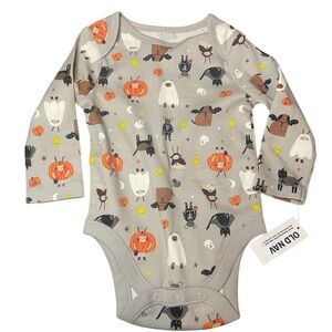 NWT Old Navy Halloween bodysuit-3/6 months